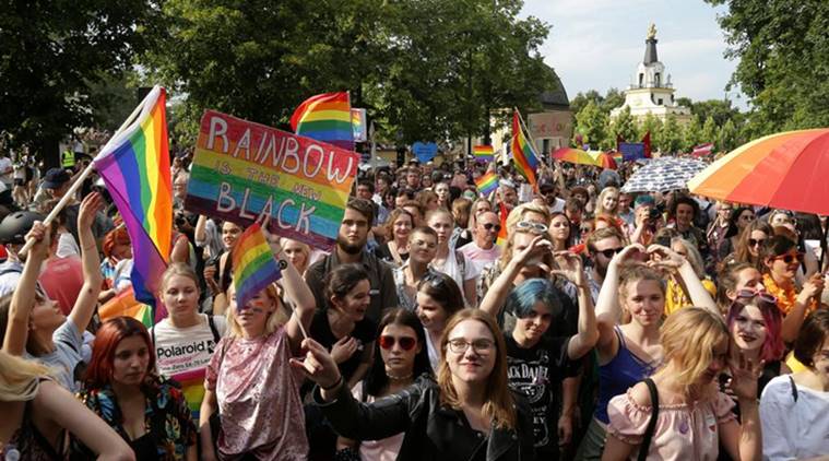 Protesters in Poland condemn attack on LGBT march