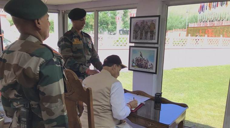 Rajnath Singh visits J&K, pays tributes to Kargil soldiers at war memorial