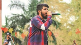 Kashmiri hip hop artiste, Ahmer Javed, ahmer javed dar, artist, kashmir, Little Kid Big Dreams, kashmiri rapper, rap in Kashmiri, koshur, koshur language, urdu, rap in Koshur, art and culture, lifestyle news, Indian express news 