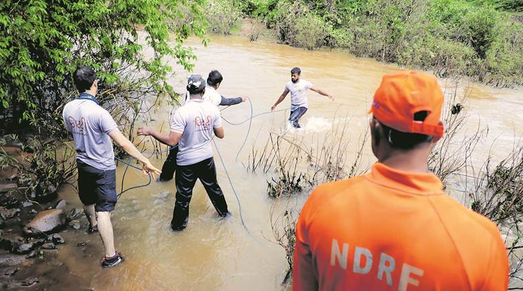 Mumbai rains, maharashtra rains, tiware dam, crabs affect tiware dam, ratagiri dam, ratnagiri dam breached, maharashtra news, Tanaji Sawant, Tanaji Sawant statement, Tanaji Sawant blames crabs, tiware dam crabs, indian express