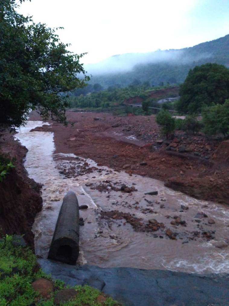 ratnagiri dam, ratnagiri dam breach, dam breach ratnagiri, maharashtra rains, maharashtra dam flooding, maharashtra news