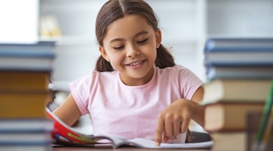 learning, reading books