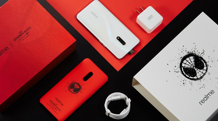 realme x, realme x spiderman edition, realme x spider man far from home, spider man far from home, spider man, realme x spider man edition india, realme x launch, realme x specifications, realme x price, realme x india price