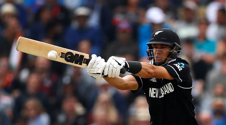 New Zealand batsman Ross Taylor plays a shot