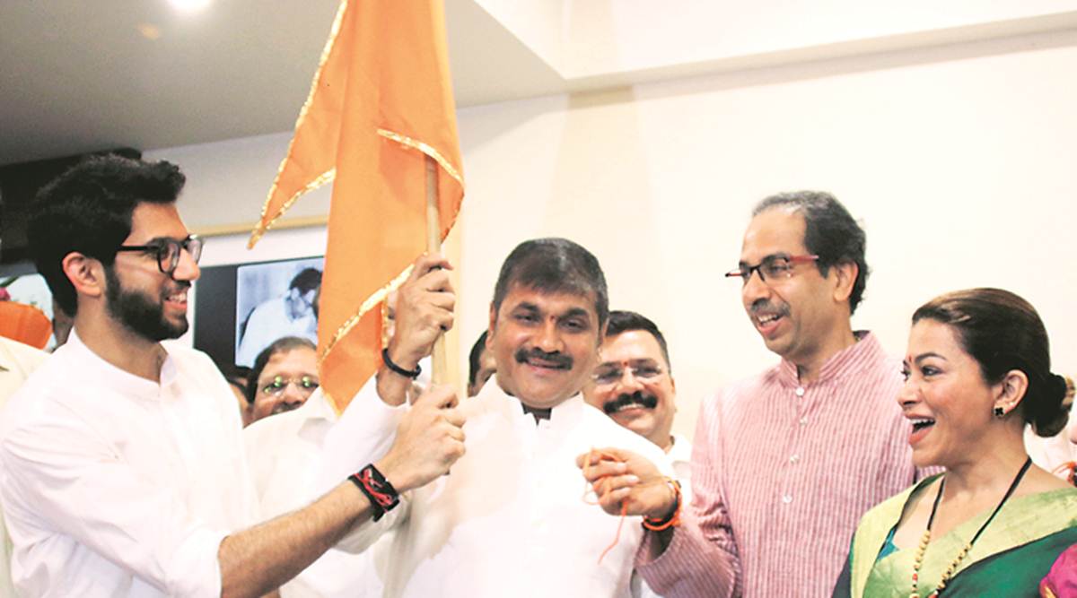 jolt to ncp its mumbai unit chief joins shiv sena cities news the indian express mumbai unit chief joins shiv sena