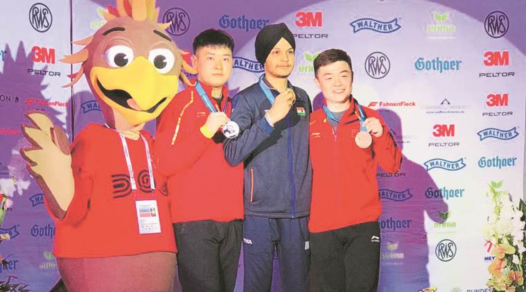 sarabjot singh, singh, sarabjot shooting, shooting junior world cup, india junior shooting, issf junior world cup, issf, issf shooting, shooting news