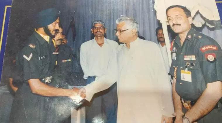 Twenty years ago, Satpal Singh was a Sepoy, battling Pakistan Army’s counter-attacks on Tiger Hill. (Express photo)