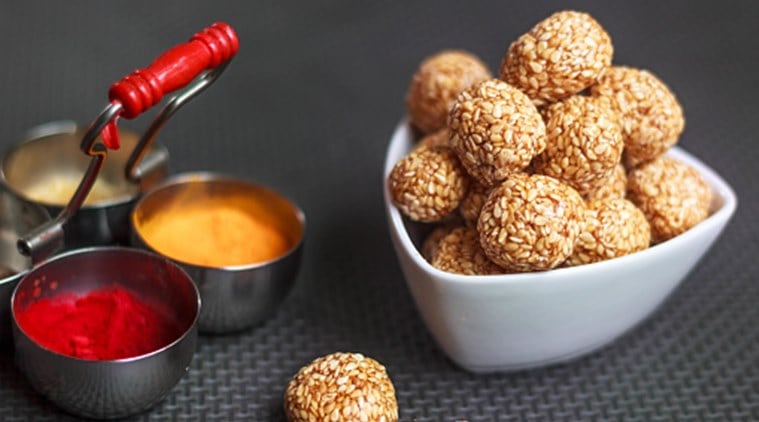 sesame seeds, sesame laddoo, til ke ladoo, vegan food, indian express