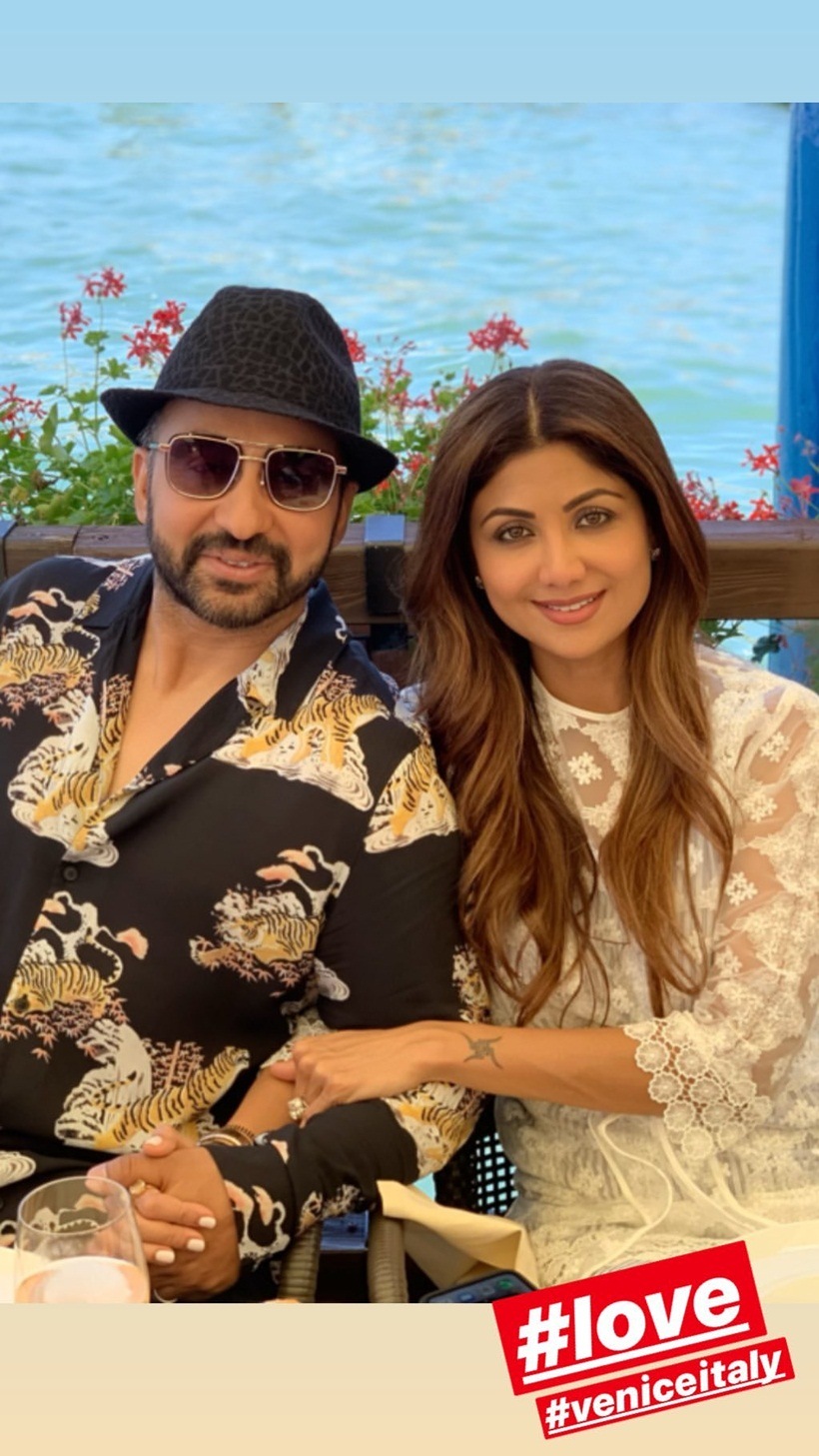 shilpa shetty venice photos