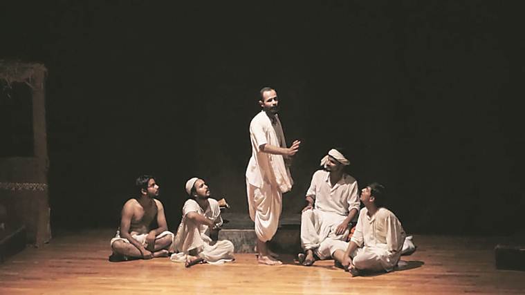 abhijeet choudhary, theatre director abhijeet choudhary, abhijeet choudhary theatre director, play on chhatrapati shivaji, pune theatre, pune theatre director, art and culture, Indian Express