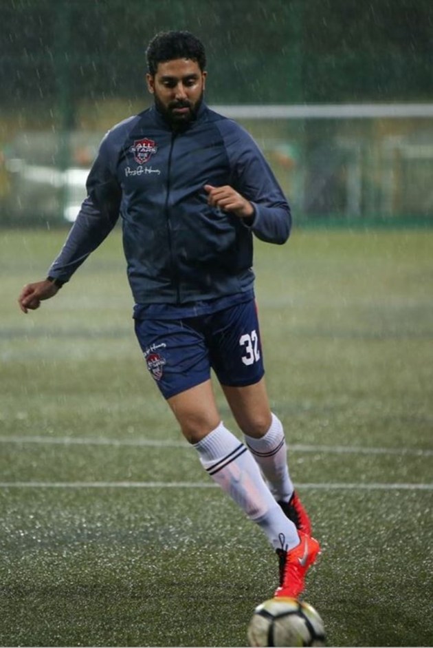 abhishek bachchan football
