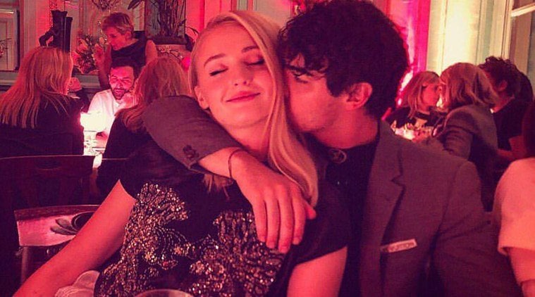 Sophie Turner and Joe Jonas Wore Matching Deep V-Necks