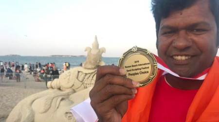 Indian sand artist wins People's Choice Award in US