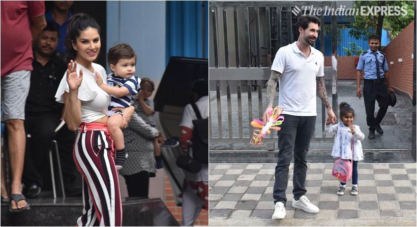 Sunny Leone's day out with hubby and kids