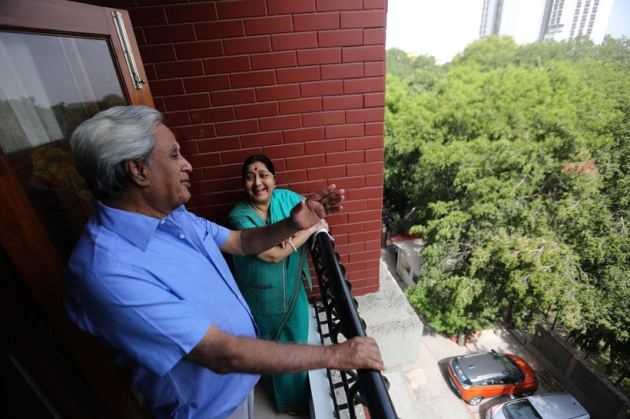 sushma swaraj, sushma swaraj delhi house, sushma swaraj moves out of delhi house, former external affairs minister sushma swaraj, indian express news