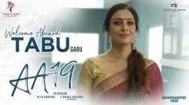 Tabu boards cast of Telugu movie AA19