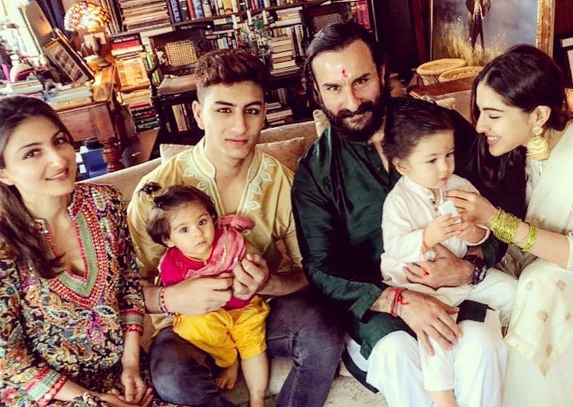 Taimur and Inaaya rakhi