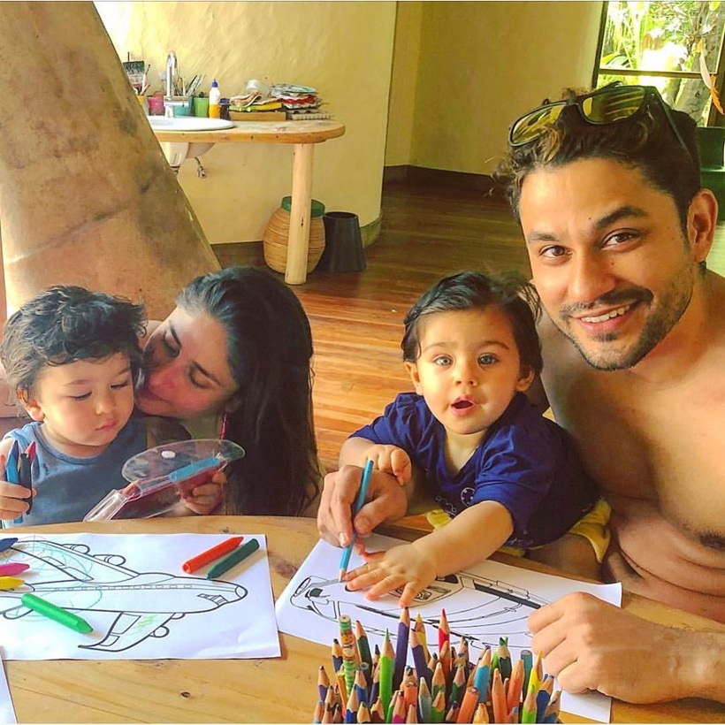 taimur, inaaya photo