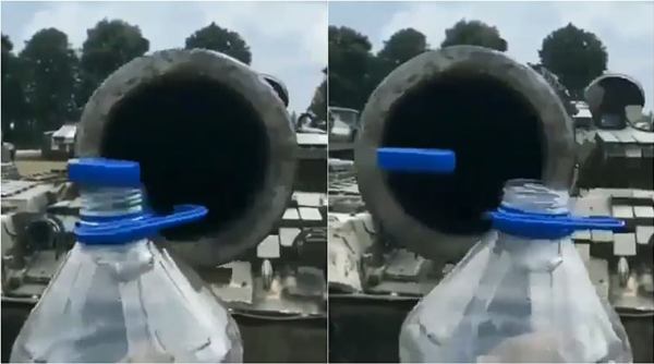 bottle cap challenge, unusual bottle cap challenge, quirky bottle cap challenge, army bottle cap challenge, military tank bottle cap challenge, indian express