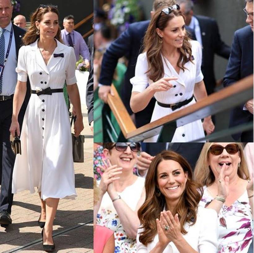 Wimbledon 2019, Meghan Markle, Kate Middleton, Duchess of Cambridge, Maisie William, Sienna Miller