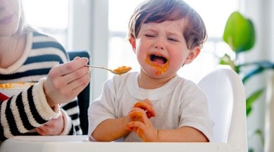 toddler, eating