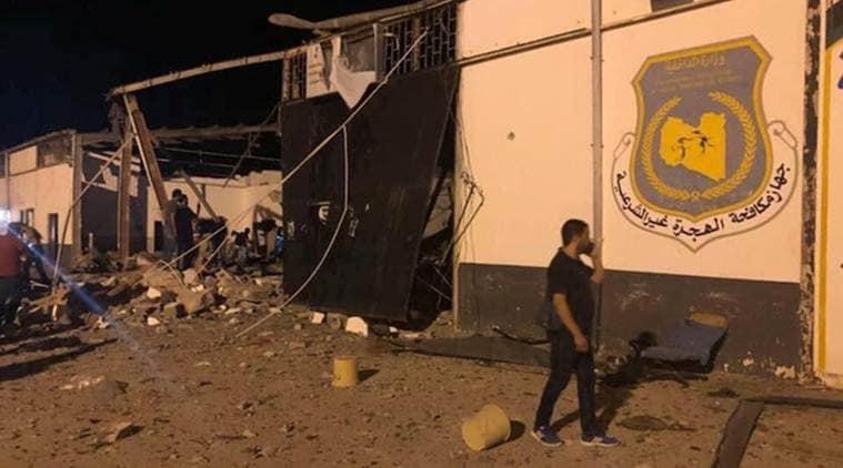 At least 40 killed in strike on Tripoli migrant detention centre: Official