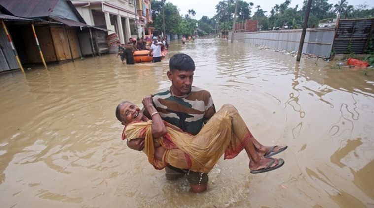tripura floods, tripura rains, tripura rain, monsoon in tripura, floods in tripura, rains in tripura, assam rains, biplab kumar deb, tripura chief minister, northeast news, Indian Express