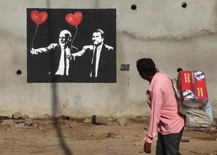 mumbai, mumbai street art, street art, tyler, tyler street art, tyler street artist, graffiti, mumbai walls graffiti, jai shri ram 