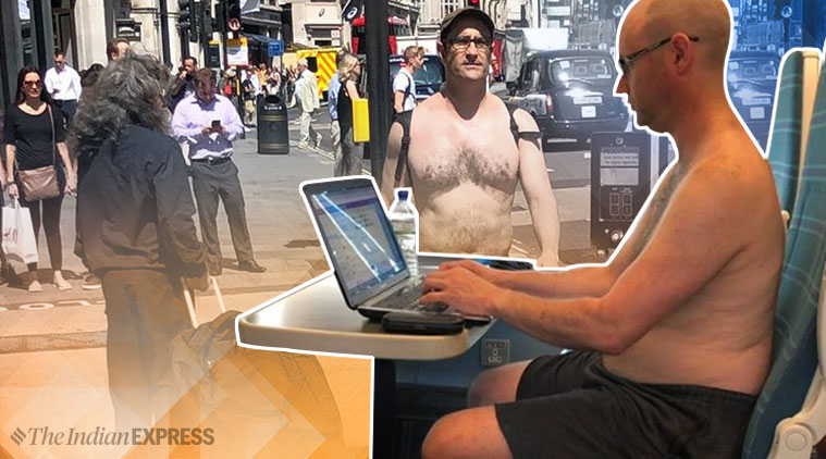 UK heatwave, Europe heatwave, UK temperature, Europe temperature, Heatwave reaction, Britian reacts to heatwave, UK heatwave trending, Europe heatwave trending, Trending, Indian Express news