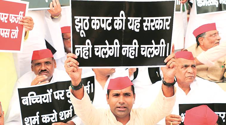 up assembly, uttar pradesh assembly, up assembly monsoon session, monsoon session up assembly, sonbhadra killings, sonbhadra firing, india news, Indian Express