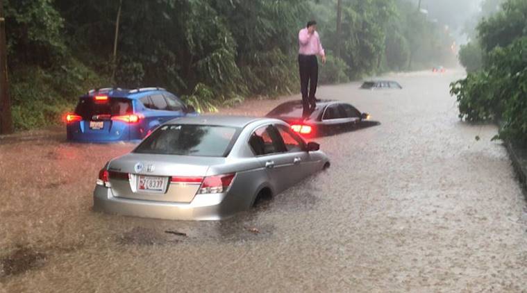 Heavy rains cause flash floods in Washington DC, multiple vehicle stranded in high water