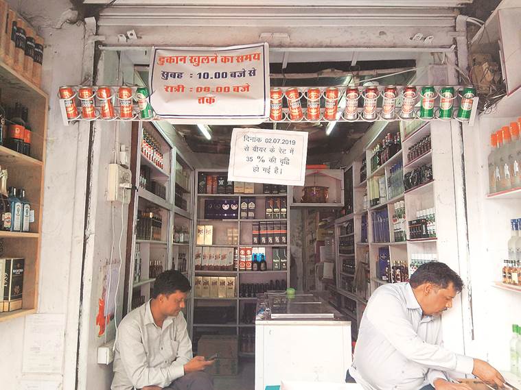 Rajasthan, mt abu, mount abu, tourist spot, weekend getaway, wild animals, liquor shops, display of beer bottles, indian express