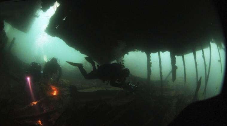 world war 2, world war II, world war II ships, world war 2 ships, world war 2 sunken ships, world war II sunken ships, world war 2 sunken ship found, indian express