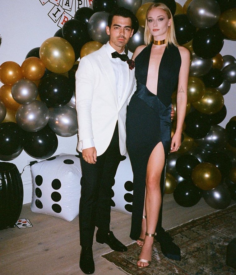 Sophie Turner at Joe Jonas birthday bash