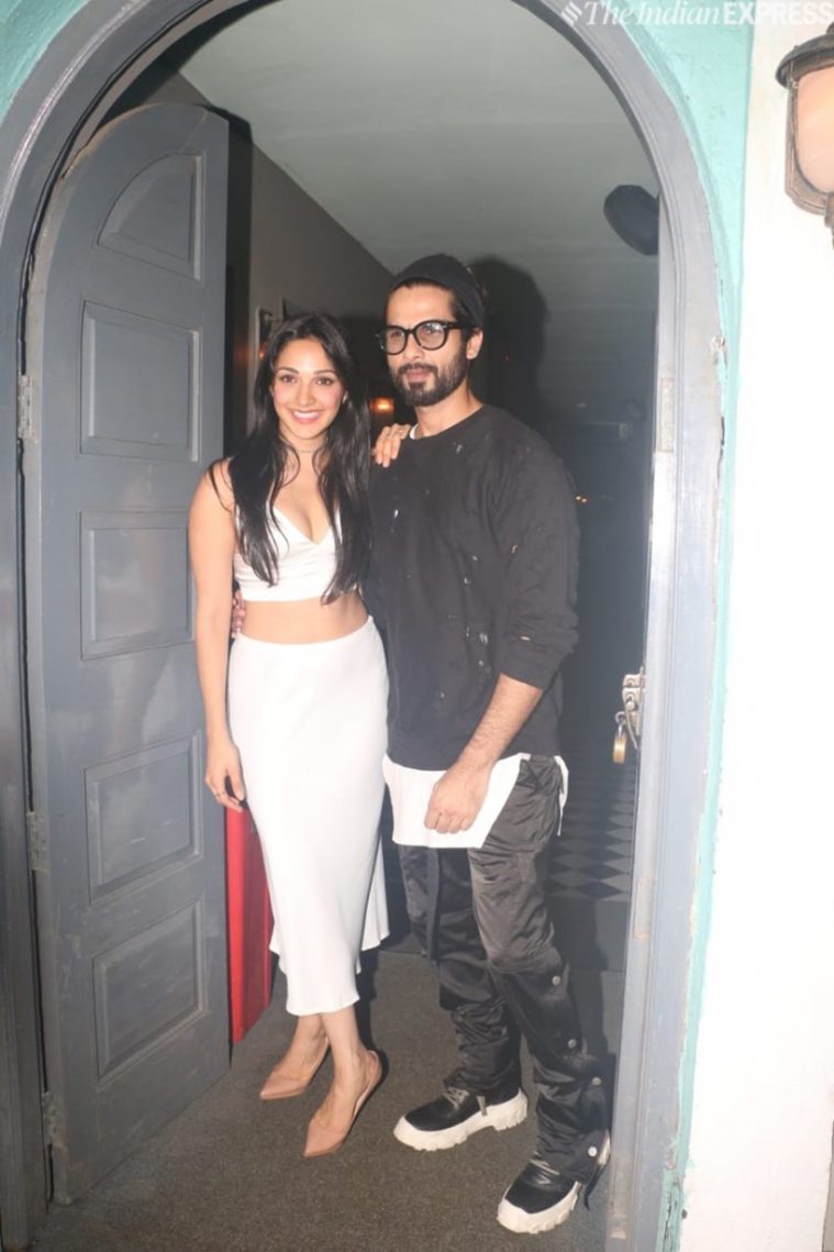 shahid kapoor at kiara advani birthday