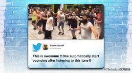 tamil song iran gym, iranians warm up tamil song, anand mahindra,