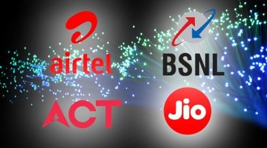reliance jiogigafiber, bharat fiber, bsnl, airtel v fiber, airtel, reliance, act, act fibernet, fiber broadband plans