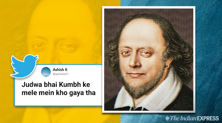 shashi tharoor, william Shakespeare, tharoor shakespeare photo, indian express, viral photo, kerala news,