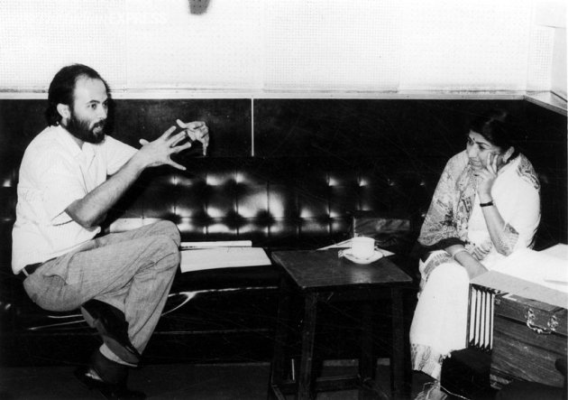 sooraj barjatya and lata mangeshkar