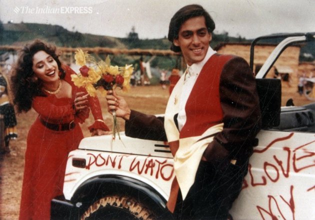 salman khan and madhuri dixit photos