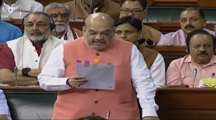 Amit Shah, Article 370