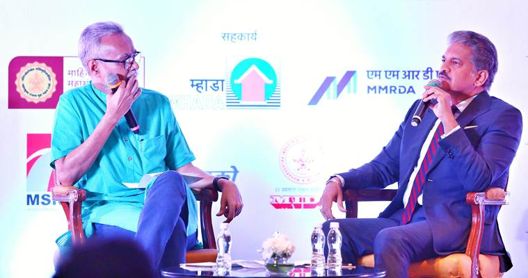 Anand Mahindra, Anand Mahindra Loksatta conclave, Loksatta Advantage conclave, Anand Mahindra Loksatta Advantage conclave, Anand Mahindra on investment in Maharashtra, Loksatta Advantage Maharashtra, maharashtra news, mumbai news, indian express