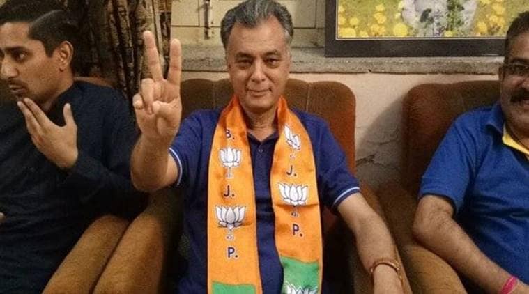 bjp, bjp expels anil sharma, anil sharma expelled, himachal pradesh power minister, bjp govt, sukh ram, lok sabha elections, indian express news