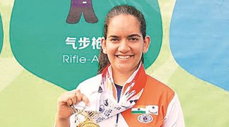 chandigarh shooter anjum moudgill, arjuna award, ISSF World Cup, gurpreet singh sandhu, sports news, indian express