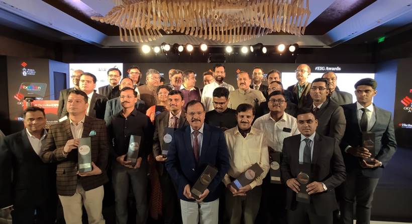 Indian Express governance awards, Indian express awards for governance, Indian Express governance awards photos, nitin gadkari, ram vilas paswan, ravi shankar prasad, indian express news