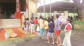 Badlapur: Shelter destroyed, 13 children make temple their home