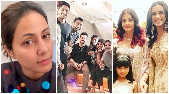 Celebrity social media photos: Samantha Akkineni, Hina Khan, Aishwarya ...