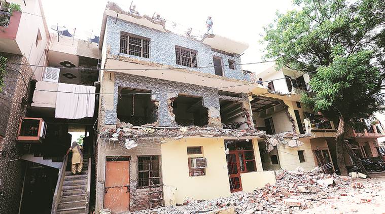 Illegal constructions demolished in Chandigarh Sec 45, residents to approach MP against CHB move