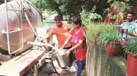 mohali city news, chandigarh city news,mohali water pipeline mohali water crisis, indian express