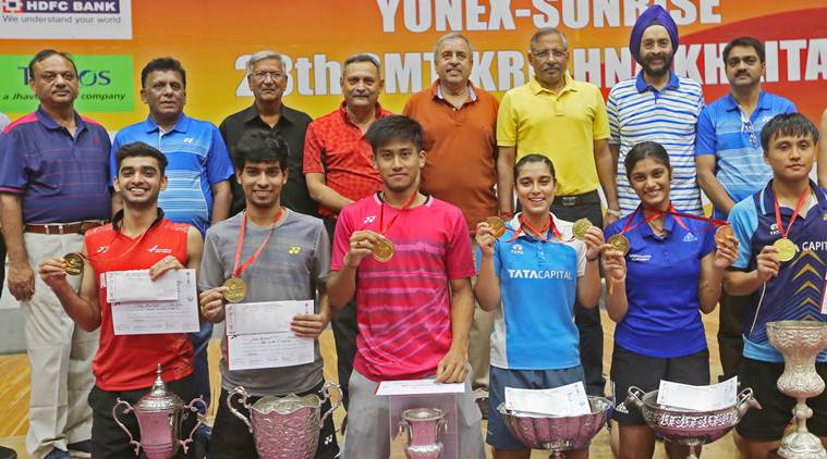 Panchkula Badminton touranment winners, Krishna Khaitan memorial tournament Panhkula, Chandigarh badminton tournament, Indian Express badminton news